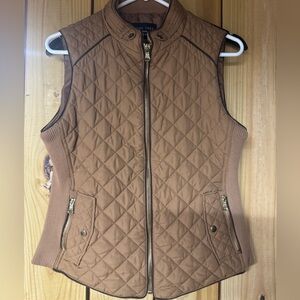 Quilted Tan Vest